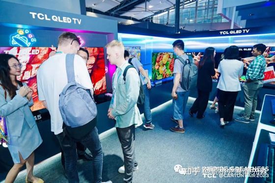 TCL QLED TV; TCL QLED booth — CANTON FAIR 2023 / 第133届广交会
